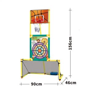 Set za košarku 3 u 1 prikaz dimenzija proizvoda