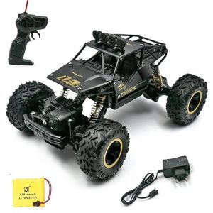 RC Rock Crawler 4x4 prikazan sa daljinskim upravljačem i punjačem